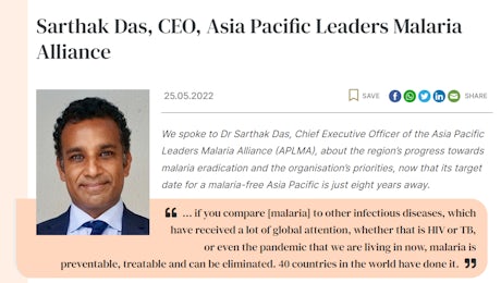 Dr Sarthak Das, CEO of APLMA
