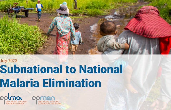 APMEN case study - Subnational to national malaria elimination
