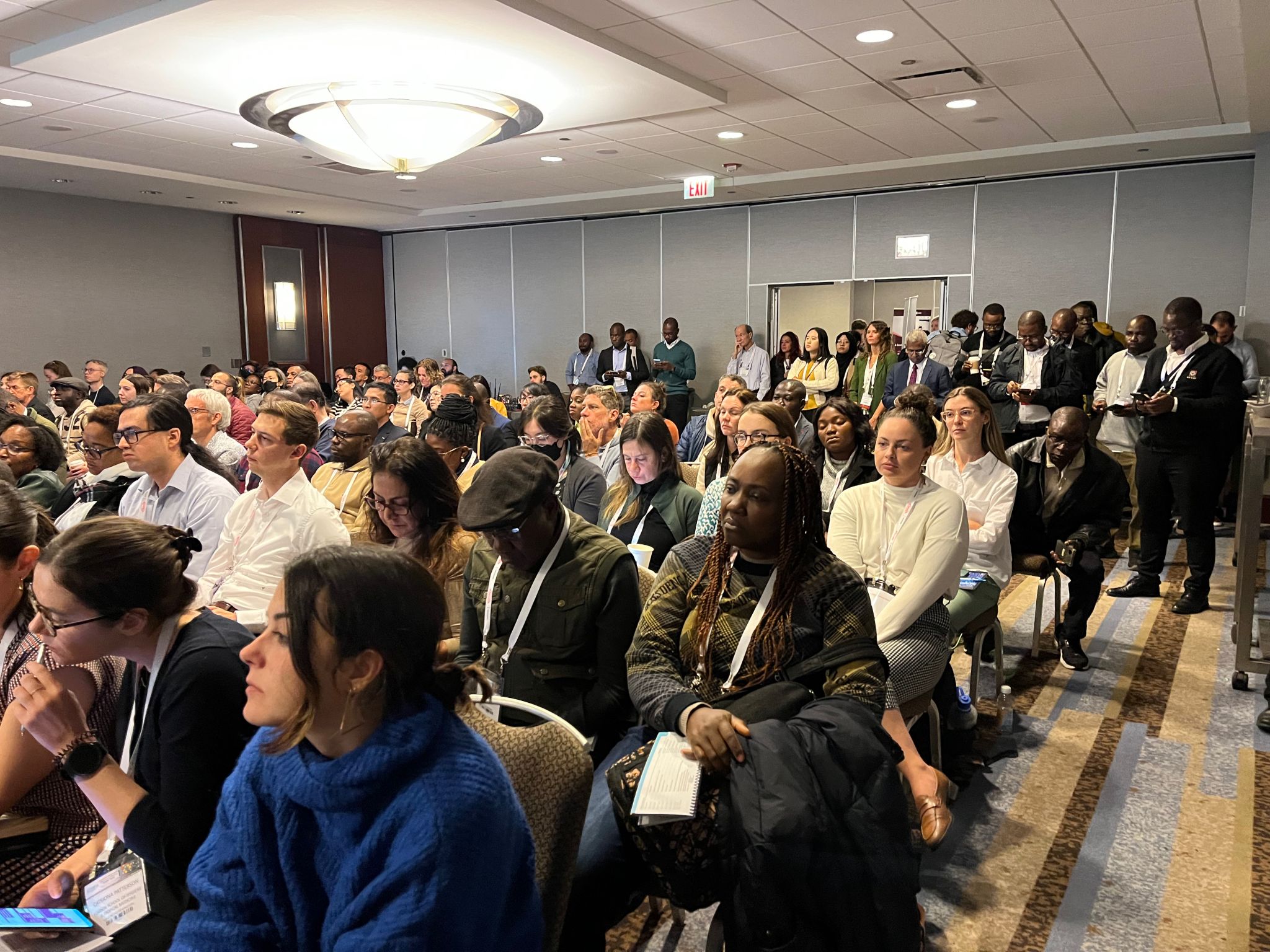 Audience at the 'Climate Change and Malaria Elimination: Perspectives from the Ground’ symposium. Credit: GLIDE 2023