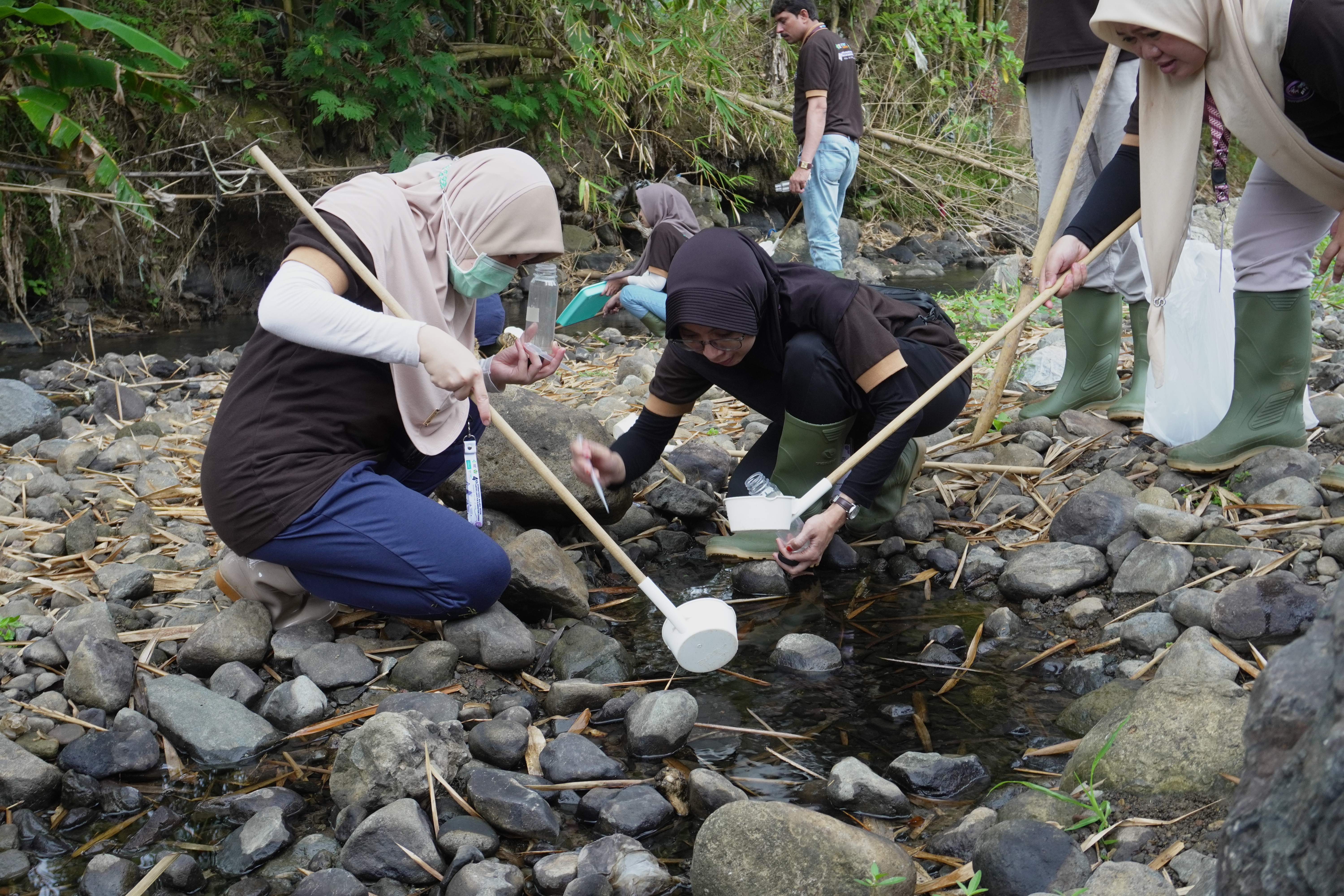 Vector surveillance training in the field, Indonesia, MVSE 2023
