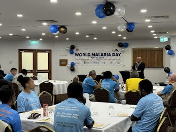 World Malaria Day 2024 event in Port Moresby, Papua New Guinea. Photo credit: APLMA 2024